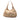 Beige Fendi Zucchino Canvas Floral Shoulder Bag