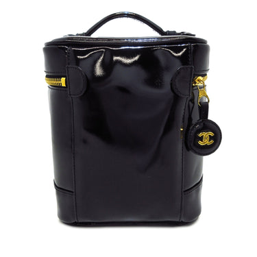 Black Chanel CC Vanity Bag - Designer Revival