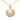 Gold Chanel Gold Plated Faux Pearl Logo Round Pendant Necklace