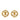 Gold Chanel Gold Plated CC Round Clip On Earrings - Designer Revival