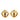 Gold Chanel Gold Plated CC Round Clip On Earrings - Designer Revival