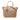 Beige Gucci GG Canvas Heart Bit Satchel