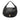 Black LOEWE Leather Padlock Calle Hobo