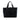 Black Chanel Old Travel Line Nylon Tote