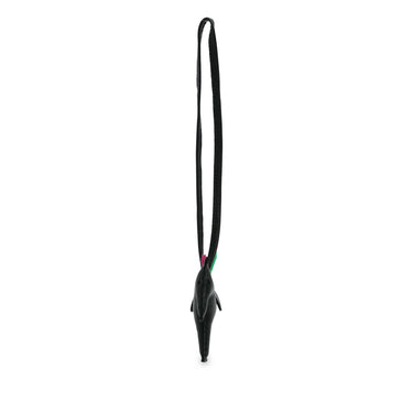 Black Hermes Milo Horsehair GriGri Bag Charm - Designer Revival