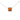 Orange Hermès Palladium Plated Lacquered Cage D H Pendant Necklace