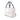 White Bottega Veneta Medium Canvas Maxi Intrecciato Arco Tote