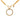 Gold Chanel CC Gold Plated Double Chain Loupe Magnifying Glass Pendant Necklace