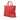 Red Gucci Leather GG Charm Satchel