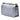 Silver Chanel Old Medium Quilted Metallic Caviar Boy Flap Crossbody Bag