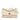White Chanel CC Quilted Calfskin Aged Shoulder Bag