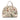 White Gucci Small Leather Flora Nice Dome Satchel