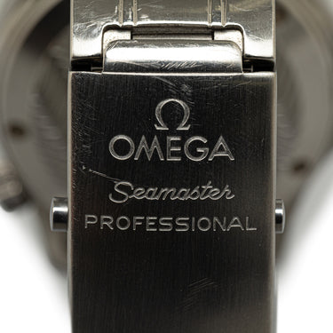 Silver OMEGA Quartz Stainless Steel Seamaster Professional Watch