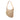 Beige Fendi Zucchino Canvas Oyster Shoulder Bag