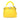 Yellow Fendi Mini Leather Peekaboo Iconic Satchel