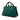 Green Prada Canvas Canapa Logo Tote Satchel