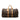 Brown Louis Vuitton Monogram Keepall 55 Travel Bag