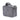 Grey Chanel Small Metallic Caviar CC Filigree Vanity Case Satchel