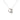 Silver Louis Vuitton Monogram Pendant Necklace