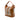 Beige Burberry Haymarket Check Coated Canvas and Calfskin Bucket Bag