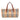 Brown Burberry Haymarket Check Canvas Handbag