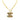 Gold Chanel Gold Plated Quilted CC Pendant Necklace