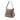 Brown Fendi Zucchino Crystal Double Flap Shoulder Bag