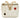 White Chanel Mini Quilted Caviar Enamel Coco Casino Vanity Case With Chain Crossbody Bag