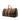 Brown Louis Vuitton Monogram Keepall Bandouliere 55 Travel Bag