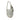 Silver Gucci Medium Metallic Guccissima Britt Tassel Flap Handbag