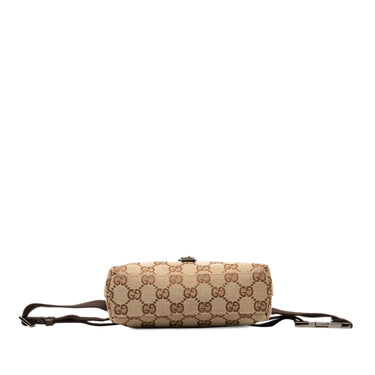 Brown Gucci GG Canvas Jackie Belt Bag - Designer Revival