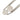 Silver Chanel CC Brass Coin Chain Long Necklace
