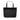 Black Burberry Leather Trimmed Nylon Handbag