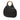 Black Gucci Pebbled Calfskin Bamboo Hobo