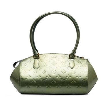 Green Louis Vuitton Monogram Vernis Sherwood PM Shoulder Bag - Designer Revival