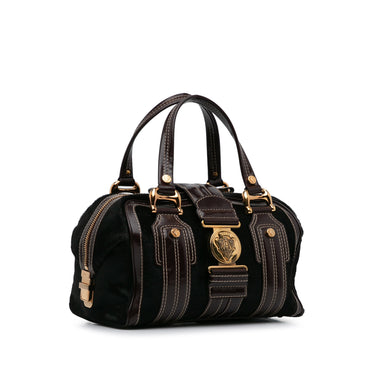 Black Gucci Medium Pony Hair Aviatrix Boston Bag - Designer Revival