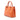 Orange Prada Medium Saffiano Cuir Double Satchel