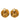 Gold Chanel CC Gold Plated Round Clip On Earrings