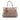 Brown Gucci Large GG Canvas Bella Satchel - Designer Revival