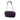 Purple Chanel Nylon Bubble Quilt Accordion Chain Flap Shoulder Bag