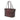 Brown Fendi Small Perforated Zucca Spalmati Roll Tote