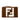 Brown Fendi Shearling FF Flat Pouch Clutch Bag