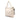 White Gucci Leather Handmade Tote - Designer Revival