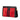 Red Gucci Small Suede Ophidia Chain Crossbody - Designer Revival