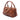 Brown Burberry Leather Heart Studded Boston Bag