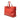 Red Gucci Calfskin Buckle Satchel