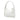 White Fendi Mini Cuoio Romano Selleria Fendessence Handbag