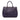 Purple Prada Medium Saffiano Lux Galleria Double Zip Satchel - Designer Revival
