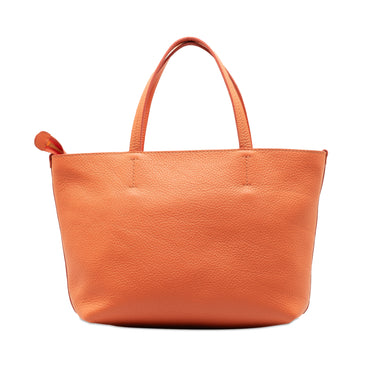 Orange Ferragamo Gancini Handbag - Designer Revival