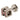 Pink Hermès Palladium Plated Enamel Cage D H Push Back Earrings